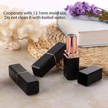 10pcs Tubo De Lápiz Labial VacíO, Tubos Cosméticos DIY Tubos De Contenedores De Lápiz Labial Hechos A Sí Mismos, Larga duracion vacíos de Brillo de Labios Recargables - 1 - Ver 4