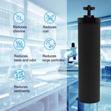 BB9-2 Water Filter Replacement For Berkey Water Purification System. NSF Certified Carbon Filter For Berkey Water Filter Replacement,For Big Berkey Water Gravity Filter,2 Pack - 查看 3