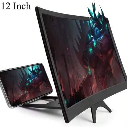 Faltbarer tragbarer Handsfree-Handy-Vergrößerer - Verwandelt Ihr Handy in ein Tablet, bietet visuelle Vergrößerung zum Betrachten, Lesen und Spielen