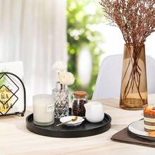 1pc Round Silicone Storage Display Tray, Decorative Center Storage Tray - View 2