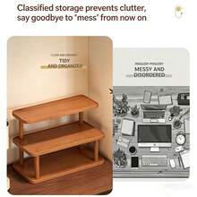 Desktop Storage Rack, Cup Holder Organizer, Multi-Layer Cup Stand For Home Dining Table, Workstation Tea Set Display Shelf, Desktop Storage - View 3