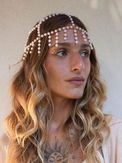 新款欧美水钻发饰、流苏发链、舞台表演配饰，展现个性与气质