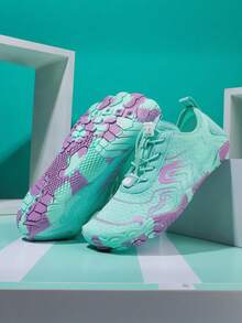 Zapatos de mujer transpirables y de secado rápido para deportes acuáticos, sandalias informales ligeras y antideslizantes apropiadas para verano, playa y caminatas - Luz de la luna - Ver 15