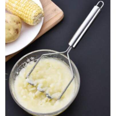 Dụng cụ nghiền rau củ quả, dụng cụ nghiền khoai tây, dụng cụ nghiền bơ, tay cầm bằng thép không gỉ, dụng cụ nghiền trứng và các dụng cụ nhà bếp tuyệt vời khác.