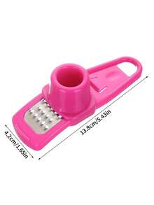 Multi-Functional Stainless Steel Electric Garlic Grinder, No Plug Required, Plastic Garlic Chopper, Easy To Use For Garlic, Ginger, Onion, Chili Pepper, Nuts And More - Multicolor - View 9