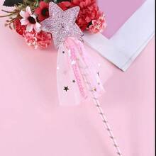 1pc/3pcs/5pcs Magic Wand, Fairy Wand, Glitter Star Wand, Magical Wand, Party Performance Props - Multicolor - View 4