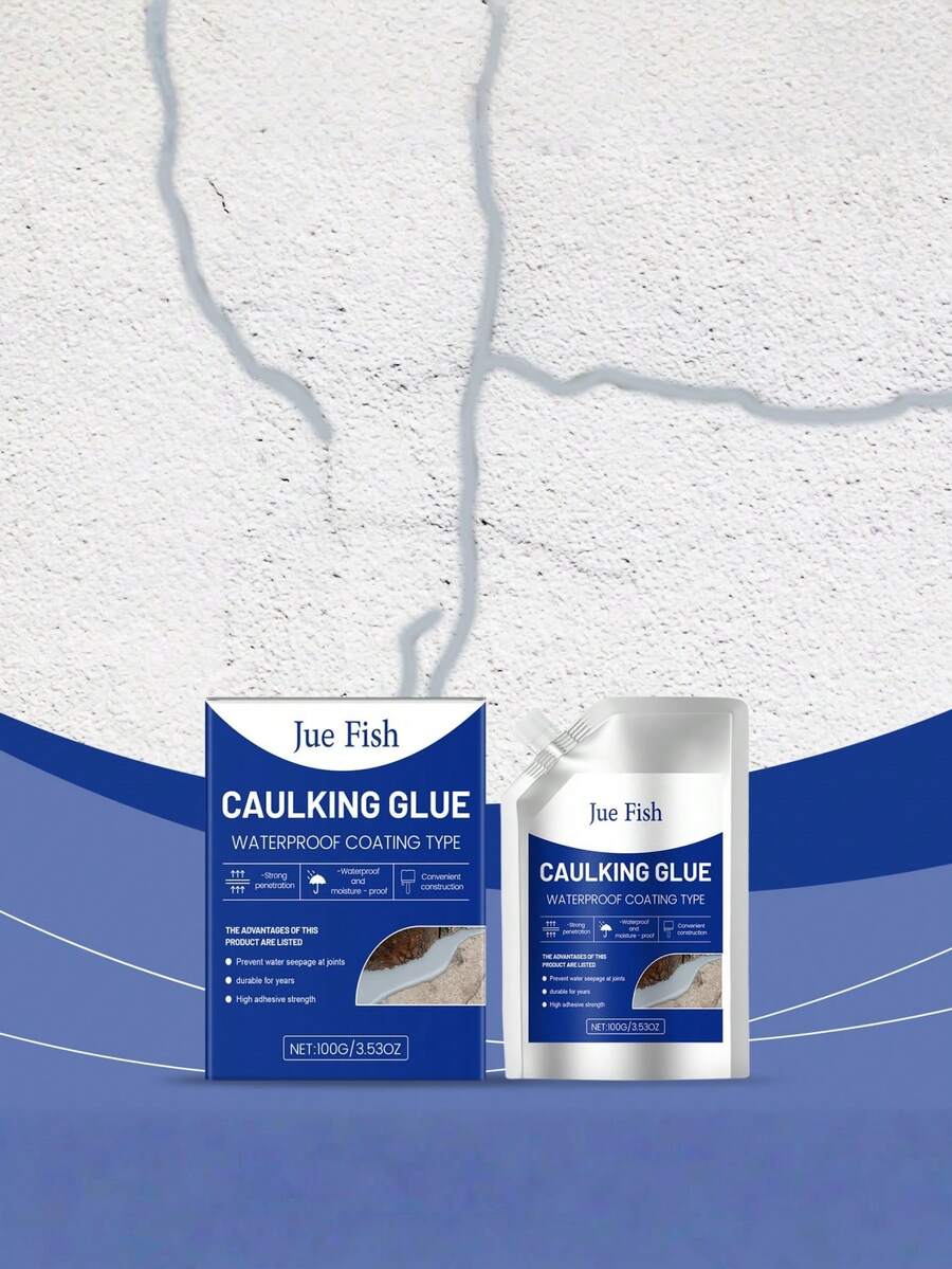 Waterproof Sealant Adhesive, Home Roof Wall Crack Leak-Proof Waterproof Durable Glue - A - View 1