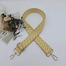 1条3.8厘米简约时尚包带，可调节肩带，适用于斜挎包 - 彩色 - 查看 5