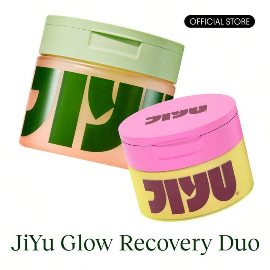 Ji.Yu Korean Skincare Glow-Up Bundle - Toner Pads & NAD+ Anti-Aging Moisturizing Cream - Maximum Hydration, Eliminate Dark Spots, Reduce Wrinkles - Việt quất - Xem 1