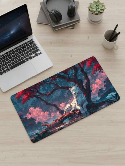 大型游戏鼠标垫，也可作键盘垫、桌面垫或书架使用，是游戏玩家、办公室和宿舍的理想之选，兼容鼠标和轨迹球，适用于电脑、办公和游戏环境，是送给游戏玩家的绝佳礼物。