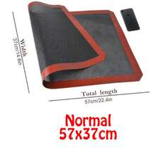 Estera perforada de silicona para hornear, revestimiento de hoja antiadherente para horno, herramienta de panadería para galletas/pan/Macaroon, accesorios de utensilios de cocina para hornear - Actualizado 40x30cm - Ver 10