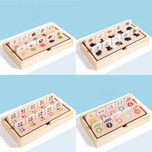 Children's Multi-Functional Shadow Shape Matching Box, Numeric Cognition Toy - Multicolor - View 3