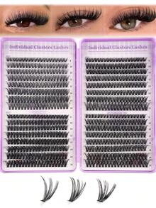 Bộ 640 sợi mi giả mềm mại, tự nhiên, độ dày 30D+40D+50D, 8-16mm, kèm keo dán mi, nhíp, thích hợp cho người mới bắt đầu tự nối mi. - Nhiều màu - Xem 13