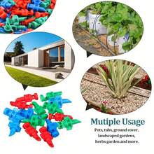 Automatic Irrigation Nozzle 90/180/360 ° Irrigation, Adjustable Drip Irrigation Nozzle, Equipped With Hole Opener, Refractive Micro Sprinkler Irrigation, Multi Angle Watering Of Garden Plants, Lawn Potted Seedlings And Vegetable Beds, Easy To Install And Durable Irrigation System Accessories. - Irrigation Kit - View 5