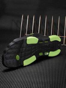 男士夏季增高拖鞋、人字拖、休闲套脚鞋、厚底沙滩凉鞋 - 綠色 - 查看 5