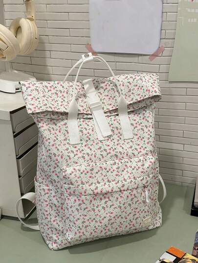 Solid Color Women's Functional Backpack Suitable For Commuting And Travel, Minimalist Daily Functional Backpack For Women, Solid Color Women's Functional Backpack, Women's Simple Sporty Black Backpack