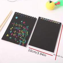 1 cuốn sách tô màu chủ đề hoạt hình Hàn Quốc, bao gồm các gam màu cầu vồng, họa tiết đa dạng, tranh ghép hình, tranh cào hình động vật, tranh vẽ sống động và sách vẽ thủ công sáng tạo. Những cuốn sách nghệ thuật chuyên nghiệp và tranh cào tinh tế này được thiết kế để khơi gợi sự sáng tạo nghệ thuật (1 cuốn màu ngẫu nhiên). - Nhiều màu - Xem 7