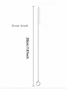 1Pc 700ml/450ml PP Coffee Cup, Portable Cartoon Straw Cup, Iced Coffee Cup, Couple Water Bottle - Multicolor - View 4