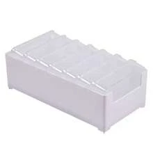 1 pieza Organizador de gestión de cables de escritorio, soporte para cables de carga, clip organizador de cables de alimentación - Blanco - Ver 6