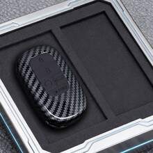 ABS Carbon Fiber For 2022 2023 2024 Accord Civic HR-V CR-V Pilot Sport SI EX EX-L 2 3 4 5 Button Car Key Case Cover Protector - 3 Keys - View 5