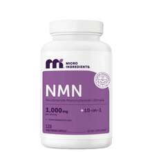 Complejo de NMN de 1000 mg sin relleno - Precursor de suplemento NAD+ 10 en 1 - 1 botella - Ver 8