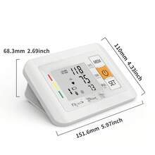 Automatic Blood Pressure Monitor,Blood Pressure And Pulsemeasurement - ALPS-GRAY - View 6