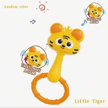 0-12 Months Baby Learning Toys, Cute Rattle Drums, Colorful Animal Handheld Rattles, Infant Sensory Buzzer, Promote Motor Skills Development, Hand-Eye Coordination - Multicolor - View 9