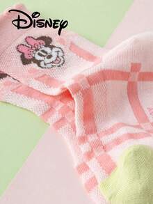 5 đôi/1 gói tất lưới ren họa tiết Công chúa Disney, tất cổ cao thoáng khí dễ thương mùa hè dành cho bé gái và bé trai - Nhiều màu - Xem 8