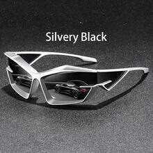 Fashion Retro Y2K Steampunk Oversized Frame Cool Unisex Sports Luxury Brand Designer Classic Retro  Sports Men's Women's Men's Glasses - 橙色框架 - 查看 10