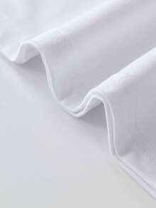 Women's Cute Teddy Bear & Balloon Print Short Sleeve T-Shirt Casual - White - View 7