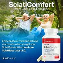 SciatiEase Labs SciatiComfort Spine & Disc Formula Capsules | Doctor Formulated | 5 Research Backed Ingredients | Supports Bone, Cartilage & Inflammatory Response | 60 Capsules | Dietary Supplement - 3件 - 查看 9