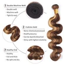 P4/27 高光真人发束 巴西水波纹彩色接发束 - S4/27 - 查看 34