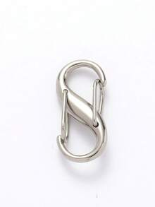 4pcs S-Shaped Spring Buckle, 8-Shaped Adjustable Chain Clasp, Metal Alloy Multi-Function Carabiner Clips - Multicolor - View 7