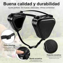 Orejeras para Perro Antiruido, Protección Auditiva para Perros, Reducción de Ruido, Ear Covers for Hearing Protection and Anti Ansiedad, para Caminar, Fuegos Artificiales, Tormentas eléctricas y Cazar - Blanco - Ver 5