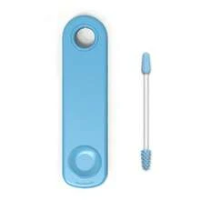 Escobillas de limpieza multifuncionales de silicona lavables, con palillo de limpieza con agujero, desmaquillante y limpiador de oídos 2 en 1, reutilizables sin desprendimiento - A - Ver 11