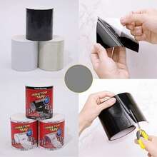 Cinta impermeable ultra resistente para reparaciones rápidas y seguras que sella fugas al instante en casa, exteriores y cualquier superficie. - A - Ver 5