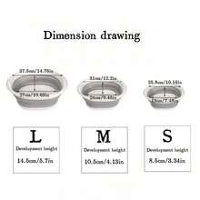Bộ 1 chậu gấp gọn, chậu rửa mặt, chậu rửa rau củ, chậu ngâm chân, dễ vệ sinh, nhẹ và có thể gấp lại, phù hợp cho gia đình, ký túc xá và du lịch cắm trại ngoài trời, có thể dùng làm bồn rửa cắm trại, chậu giặt, bình đựng nước, chậu rửa rau củ quả, dụng cụ vệ sinh - Chậu ngâm chân và chậu rửa mặt bằng nhựa dày dặn có thể gấp gọn - Vật dụng cần thiết cho năm học mới, quà tặng Halloween, quà tặng Giáng sinh, bộ chậu gấp gọn, có thể gấp lại, xô, chậu rửa mặt. - Xám - Xem 3