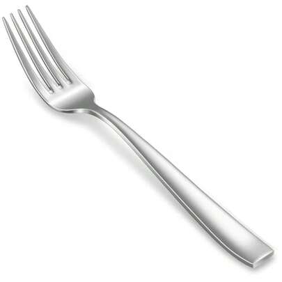 Premium 4-Piece Louis Dinner Fork 18/10 Stainless Steel Set Of 4 Fine Fork Set With Squared Edge Dishwasher  8.3 Inches