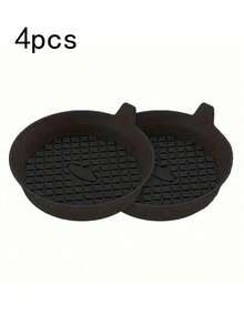 1/2 miếng lót cốc silicon chống trượt cho ô tô, phù hợp với mọi dòng xe (màu đen), cần thiết cho phụ nữ khi cất giữ đồ đạc, đi du lịch và sắp xếp đồ đạc trong ký túc xá. - Nhiều màu - Xem 23