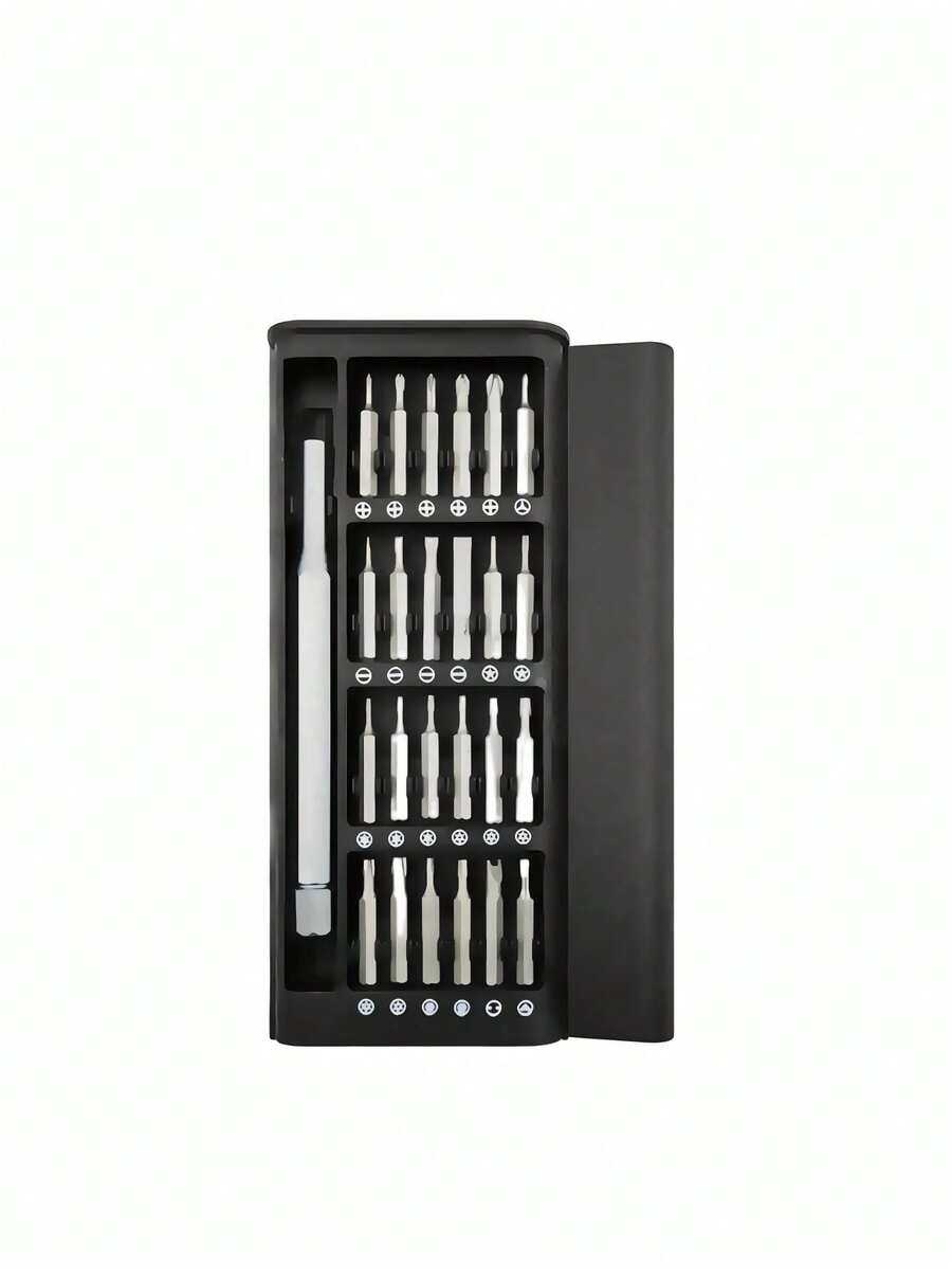 25-In-1 Precision Screwdriver Set, Multi-Functional Repair Tool Kit, Suitable For Disassembling Smartphones And Tablets, Plastic Material, Free - Comes With Various Types Of Screwdriver Bits - Multicolor - View 1