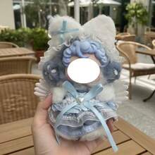 10厘米毛绒娃娃服装套装，高品质奶油泡泡天使系列娃娃衣服，针织布娃娃配件 - 彩色 - 查看 12