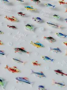 High Quality Metallic Gold Foil Nail Art Stickers, High Relief Design - Dusty Blue - View 3