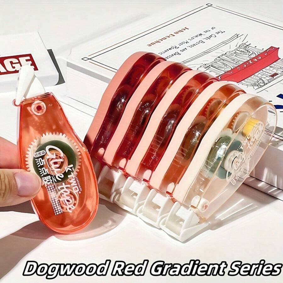 5卷装高品质双面胶带 | 创意爱好者和艺术家的必备品，非常适合办公用品、学校剪贴簿、项目、礼品包装和相册填充 - 漸層色 - 查看 1
