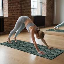 1pc 71*22inch Yoga Mat, Various Floral Patterns Available - Non-Slip Wear-Resistant Extra Wide & Thick Fitness Mat, Home & Professional Beginner Yoga Training Mat - Multicolor - View 4