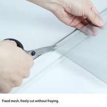 Malla de Ventana de Gran Tamaño, Resistente a Mascotas y Mosquitos/Insectos, Adecuada para Balcones, Jardines yás YDH6 - Gris - Ver 5