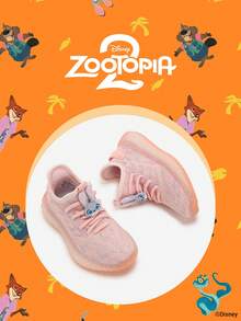 Authentic collaboration with Zootopia 2 | A pair of Disney children's sports shoes,, suitable for daily and holiday outdoor wear, comfortable fit for the feet, anti-slippery, wear-resistant and breathable (childshoes), sports, shoes, shoes, shoes, shoes, shoes, shoes, shoes, shoes, shoes, shoes, shoes, shoes, shoes, shoes, shoes, shoes, shoes, shoes, shoes, shoes, shoes, s0, shoes shoes？ girls' shoes) - 粉色 - 查看 2
