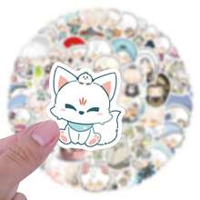 Cute Big Head Stickers, Suitable For Decorating Stationery, Water Cups, Luggage, Refrigerators, Skateboards, Guitars - Multicolor - View 5