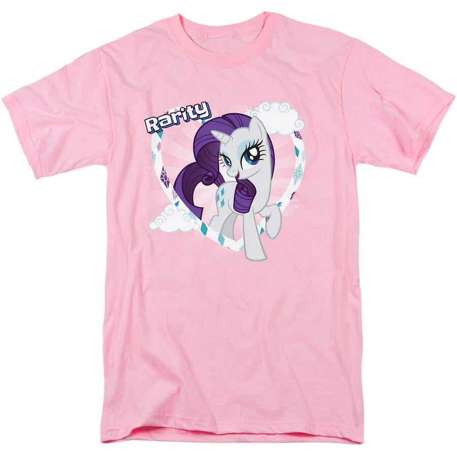 T-Shirt Rarity Pink All Seasons,220g Pure Cotton Single-Sided Printed Crew Neck Short-Sleeved T-Shirt,Unisex Top,Base Layer - Màu 6 - Xem 1
