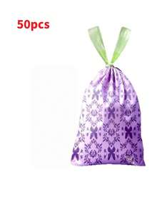 10个/50个/100个薰衣草香味加厚双面弹力强力垃圾袋，适用于厨房、餐厅、酒店、办公室等场合 - 多色 - 查看 10