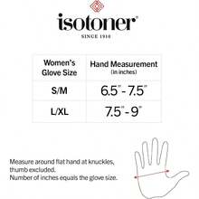 Isotoner Womens Spandex Touchscreen Cold Weather Gloves With Warm Fleece Lining And Details - 小號-中 + 黑色混紡 - Smartdri - 查看 5